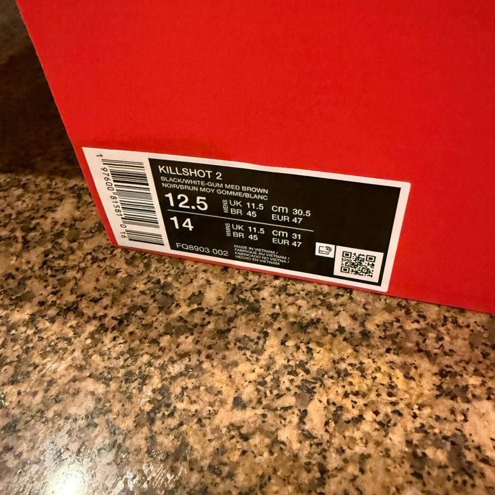 Nike Men's Black and White Sneakers - Picture 3 of 5